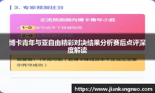 必一博卡青年与亚自由精彩对决结果分析赛后点评深度解读